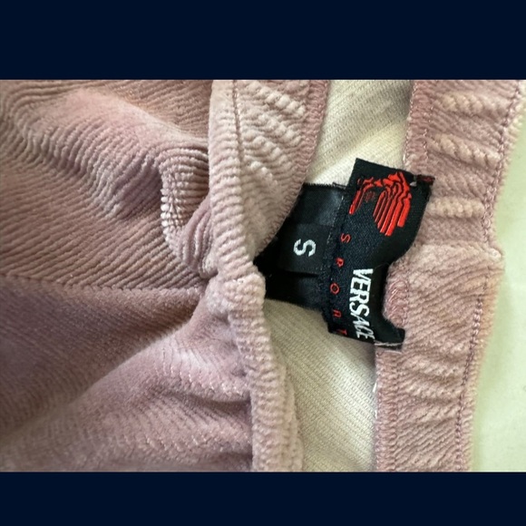 Versace Dusty Pink Corduroy Pants - Picture 3 of 3